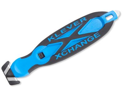 2 Pc Klever xchange box cutter,box opener,carton cutter,comes with 1 extra  blade