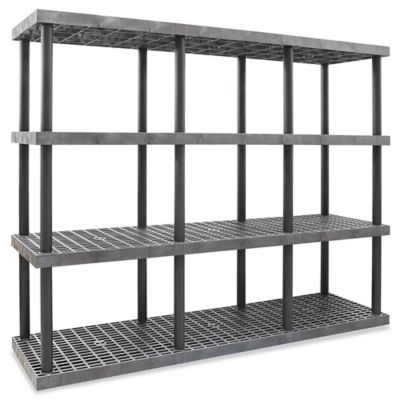 Industrial Plastic ShelvingToughest shelving in the industry