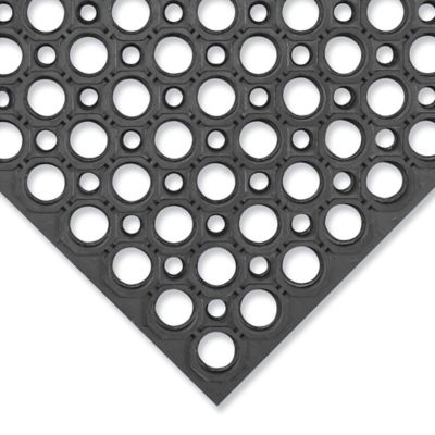 Slip Resistant Mat - Black, 7/8" thick, 3 x 5'