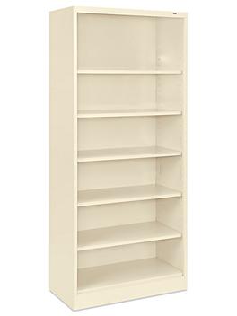 Bookcase - 6 Shelf, Assembled, 36 x 18 x 84", Tan H-3611T