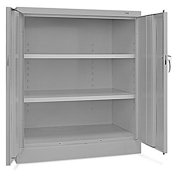 Counter High Storage Cabinet - 36 x 24 x 42", Unassembled, Gray H-3618GR