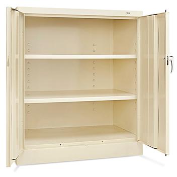 Counter High Storage Cabinet - 36 x 24 x 42", Unassembled, Tan H-3618T