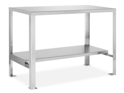 Member's Selection Mesa de Trabajo en Acero Inoxidable 98 x 124 x 61cm / 38  x 48 x 24 in