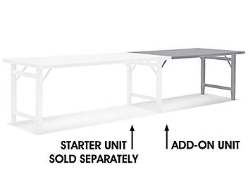 Add-On Unit for Steel Assembly Table - 48 x 36" H-3631