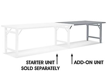 Add-On Unit for Standard Steel Assembly Table - 60 x 36" H-3632