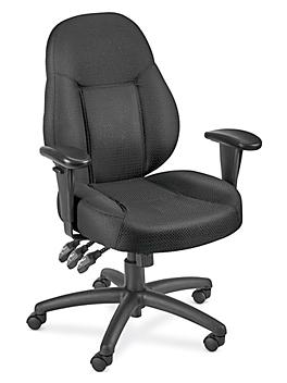 Deluxe Fabric Task Chair - Black H-3636BL
