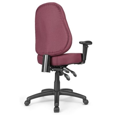 Deluxe Fabric Task Chair - Burgundy H-3636BU - ULINE