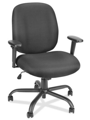  Chaise de bureau en tissu pour tailles fortes et élancées