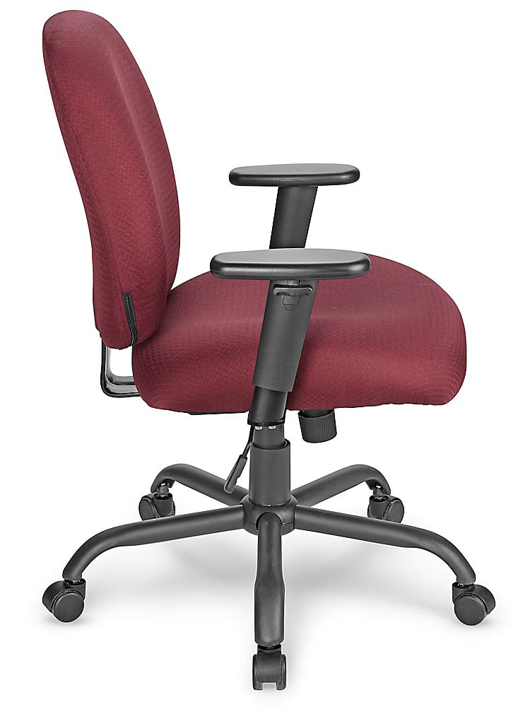 Chaise de bureau pour tailles fortes et élancées – Bourgogne H