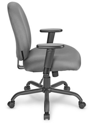 Big and Tall Fabric Office Chair Gray