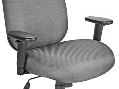 Big and Tall Fabric Office Chair Gray