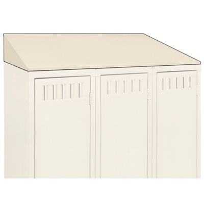 Dessus incliné pour casier industriel – 36 x 18 po, 3 colonnes, sable
