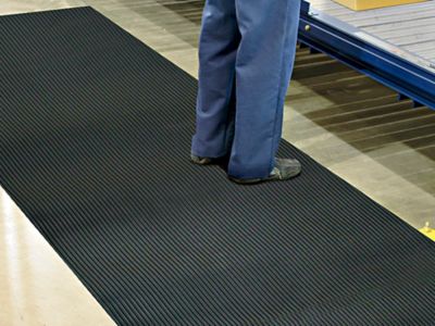 Standard Carpet Mat Runner - 3 x 60', Charcoal H-1277GR - Uline