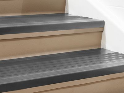 Stair Treads - Vinyl, 72 x 12", Black H-3654BL