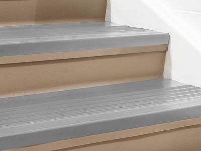 NFSI High Traction - Vinyl Stair Tread Sets - Granite Gray (402) - 24 x 8