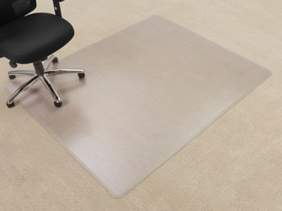 Carpet Chair Mat - No Lip, 60 x 96, Clear - ULINE - H-2338