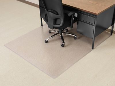 Carpet Chair Mat - No Lip, 60 x 96, Clear - ULINE - H-2338