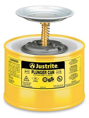 Plunger Can - Yellow, 2 Quart H-3683Y