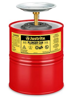 Plunger Can - Red, 4 Quart H-3684