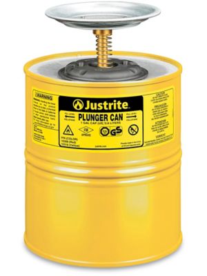 Plunger Can - Yellow, 4 Quart H-3684Y