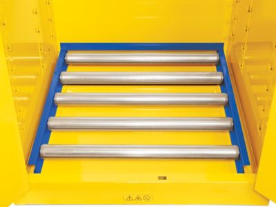 Flammable Drum Storage Cabinet - Vertical, Self-Closing Doors, 55