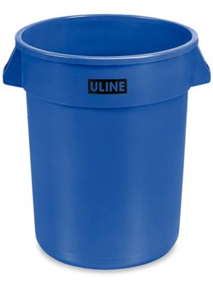 Blue Recycling Trash Liner - 33 Gallon S-12965 - Uline