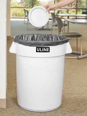 Uline Trash Can with Wheels in Stock - ULINE