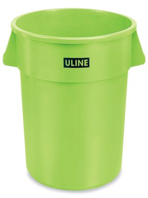 Leisure Sports 44-Gallons Green Plastic Trash Can Outdoor in the