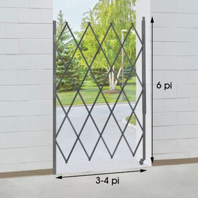 Barrière de sécurité pliable – 3 à 4 pi x 6 po – H-3691