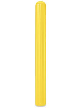 Ribbed Bollard Sleeve - 4 x 56", Yellow H-3718Y
