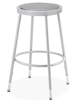 Shop Stool - Padded with Adjustable Legs