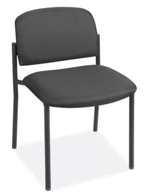 Stackable Banquet Chairs - Fabric, Black H-9017BL - Uline