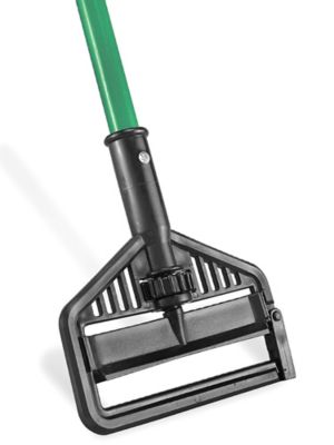 Gate-Style Fiberglass Mop Handle - 60", Green H-3741G