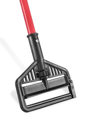 GateStyle Fiberglass Mop Handle 60", Red H3741R Uline
