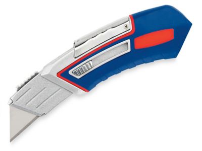 Retractable Box Cutter Utility Knife - EASY SELF LOADING Zinc