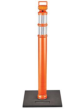 Delineator Post with Base - 45", LED Light H-3759