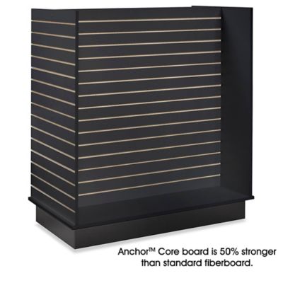 H-Unit Slatwall Gondola Display - Black H-3760BL