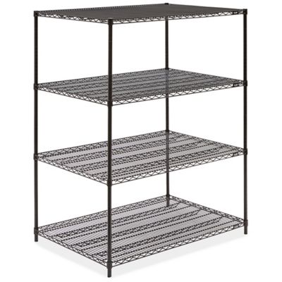 Black Wire Shelving Unit - 48 x 36 x 63" H-3766-63