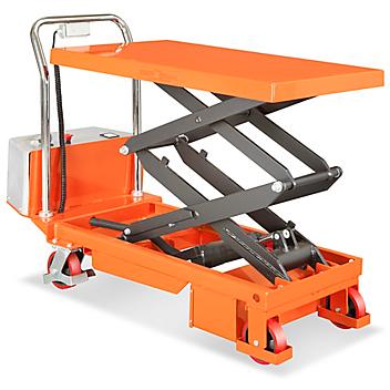 Battery Operated Lift Table - Double Scissor, 770 lb, 36 x 20" H-3767