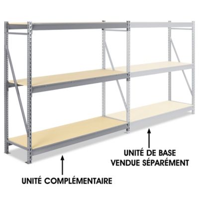 Add-On Unit for Bulk Storage Rack - Particle Board, 72 x 24 x 72" H-3769