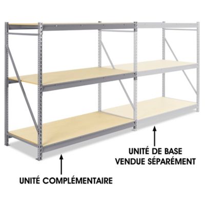 Add-On Unit for Bulk Storage Rack - Particle Board, 72 x 36 x 72" H-3770