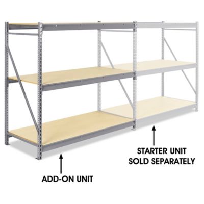 Add-On Unit for Bulk Storage Rack - Particle Board, 72 x 36 x 72" H-3770