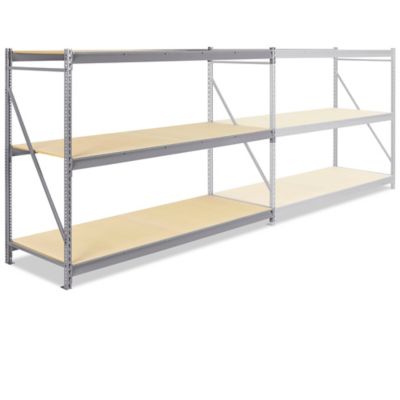Unité complémentaire pour rayonnage à grande capacité en panneau de particules – 96 x 36 x 72 po