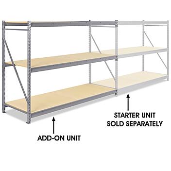 Add-On Unit for Bulk Storage Rack - Particle Board, 96 x 36 x 72" H-3773