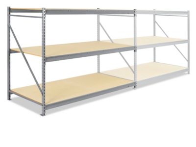Add-On Unit for Bulk Storage Rack - Particle Board, 96 x 48 x 72