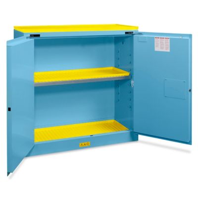 Corrosive Cabinet - Steel, Self-Closing Doors, 30 Gallon H-3775S