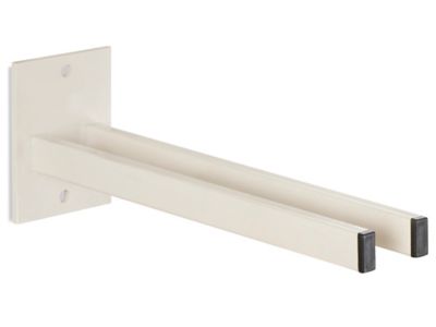 Tool Rack - Standard Double Prong, 12", Cream H-3781