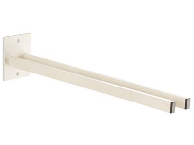 Tool Rack - Long Double Prong, 20", Cream H-3783