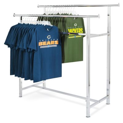 Clothes rack double rail sale