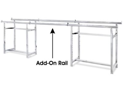 Uline double rail clothes rack new arrivals